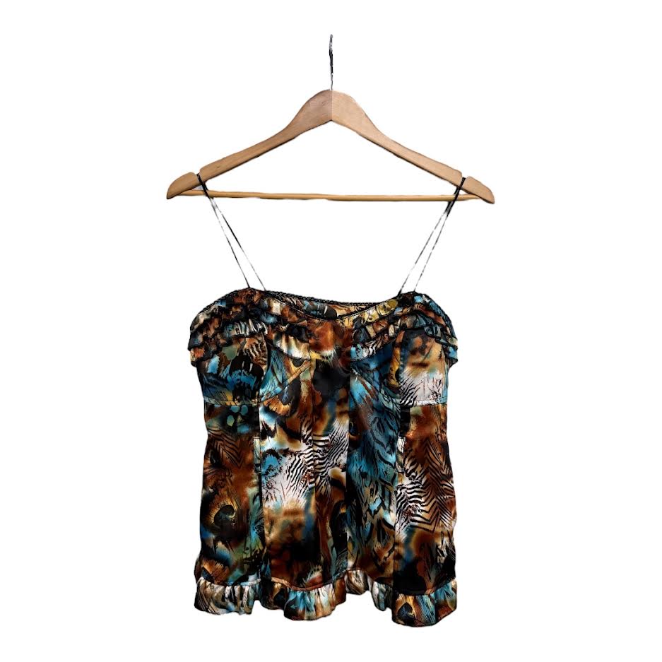 Y2K Animal Print Cami Top