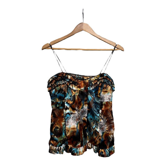 Y2K Animal Print Cami Top